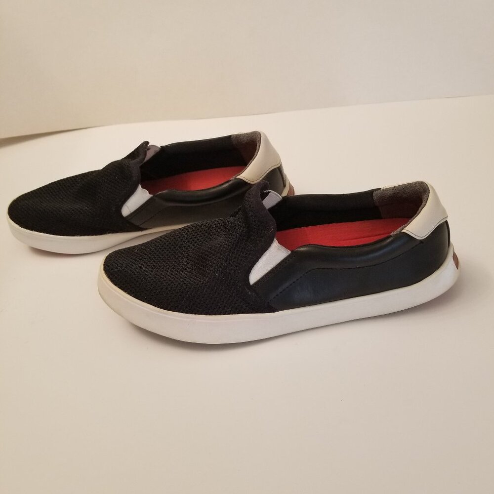 Dr. Scholl's Black Memory Foam Cool Fit  Slip-On Fabric Sneakers sz 8